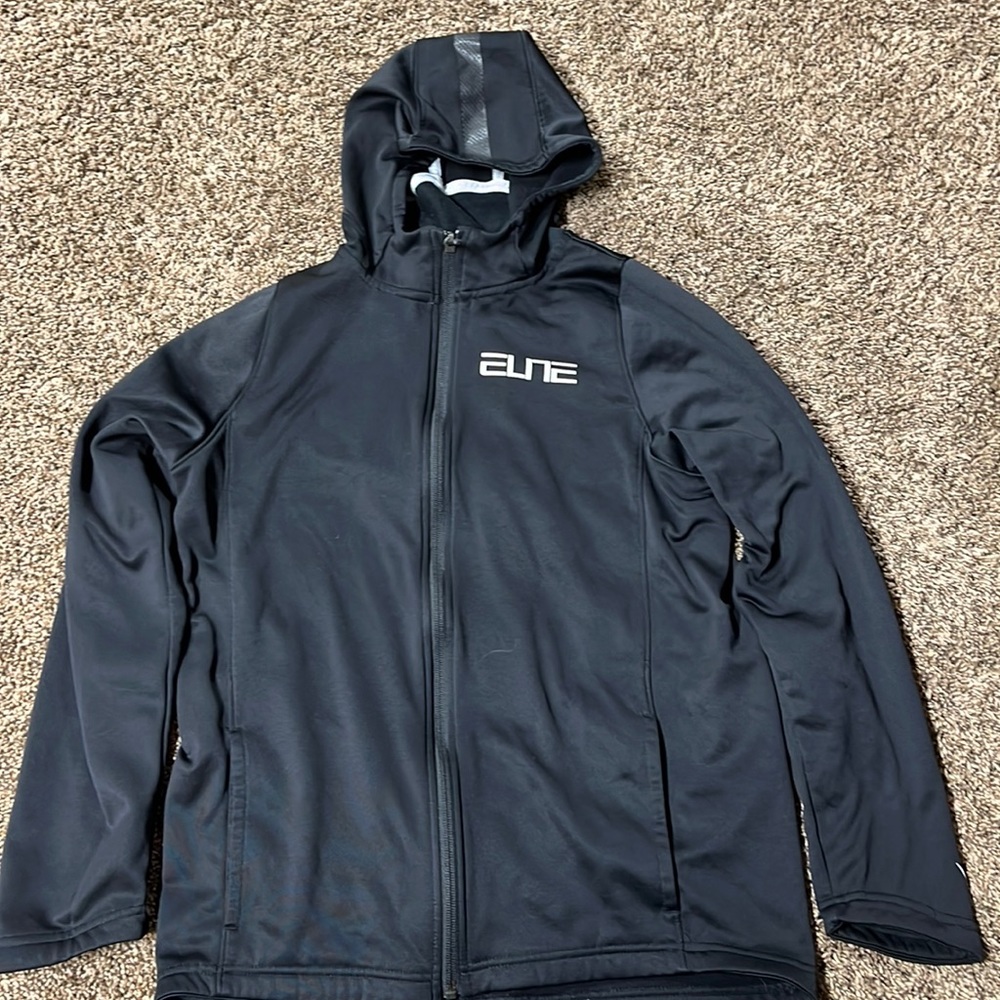 Black kids Nike elite zip up